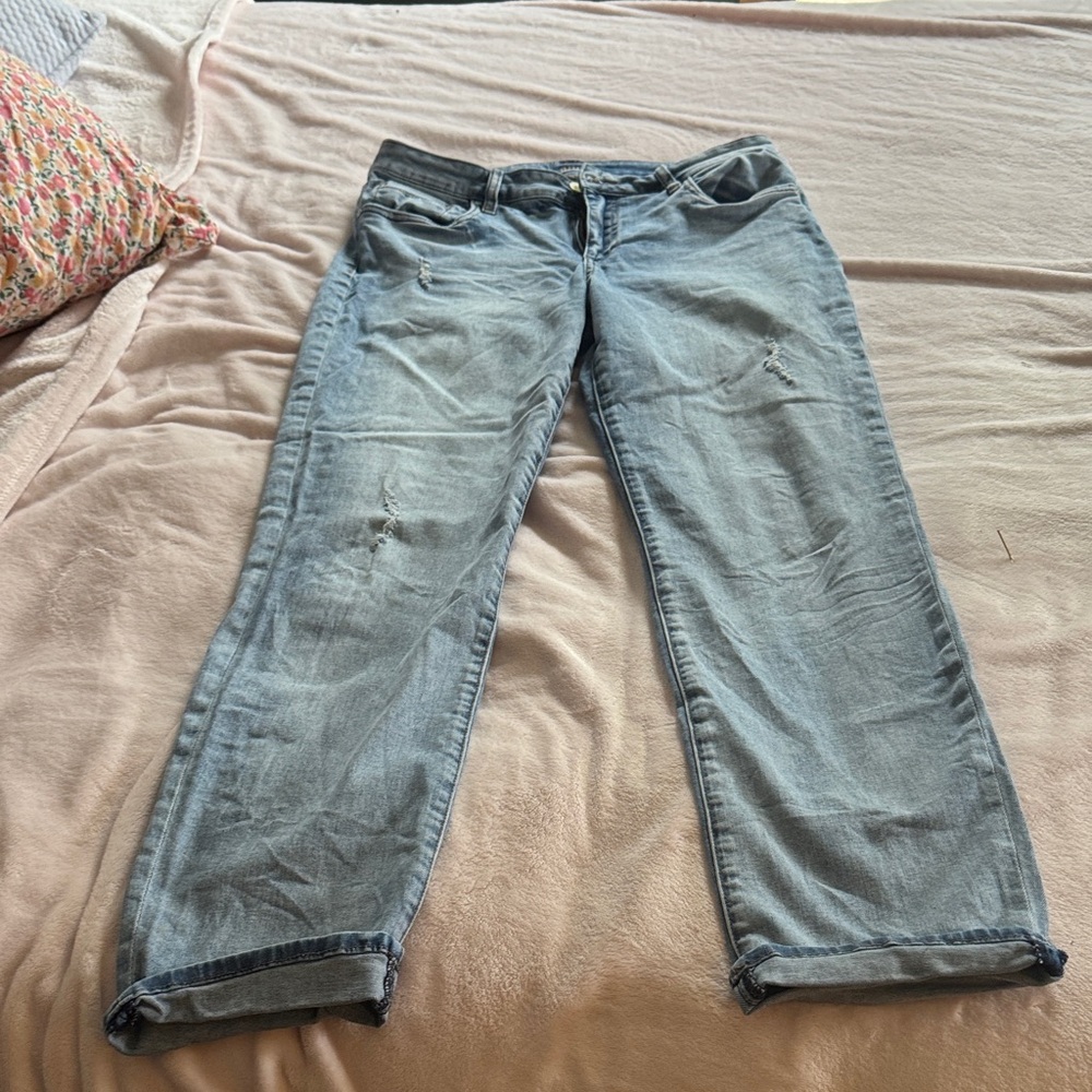 Kut from the Kloth Casual Blue Boyfriend Jeans